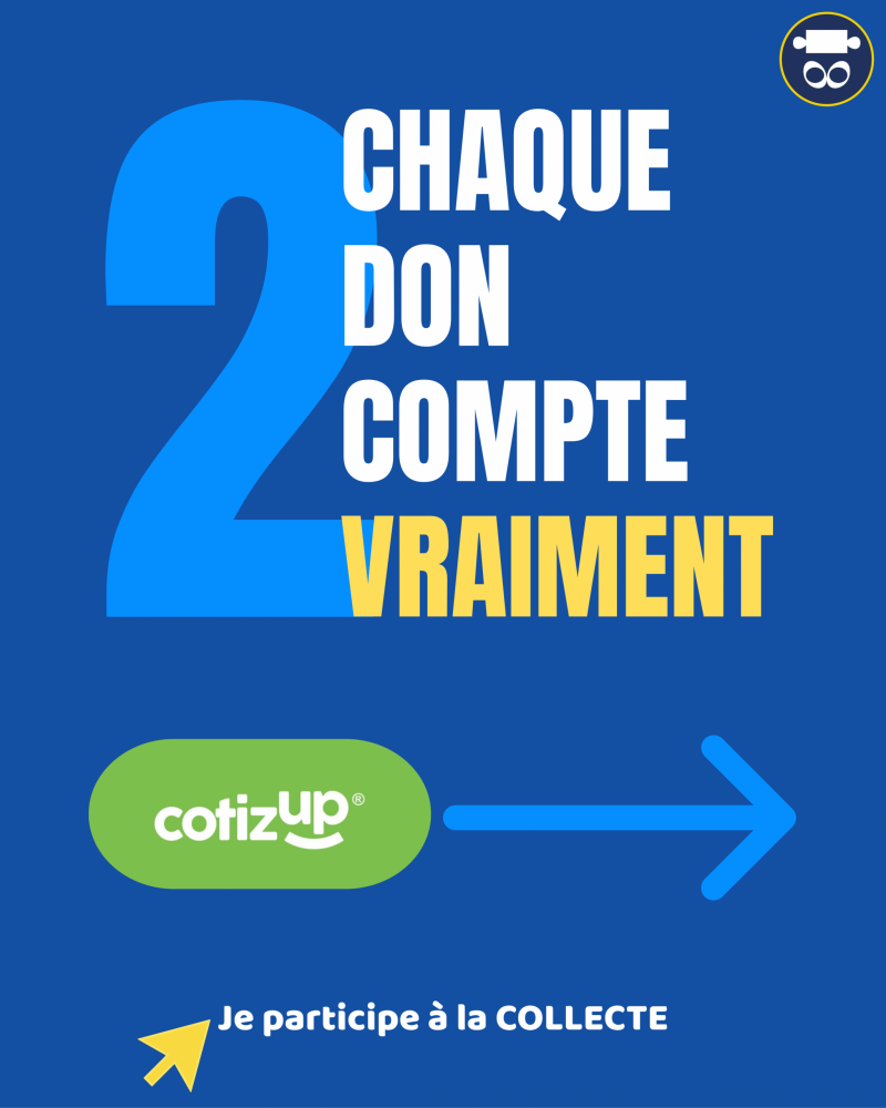 Chaque don compte vraiment - faire un don sur Cotizup